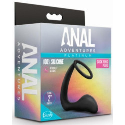 Anal Adventures Cockring et Plug Anal Adventures Ring Plus 8 x 3cm